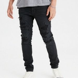 American Eagle "young money" 34x36 black jeans